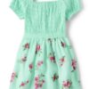 Mommy and Me Floral Ruffle Dress, Sizes XS-XXL