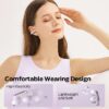 Bluetooth Wireless Earbuds, Comfortable Clip-On Bluetooth Earbuds, Open Ear Earbuds with Noise Cancellation, IPX5 Waterproof & Touch Control Wireless Headphones for Sport