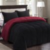 Light Weight Down Alternative Comforter Set, Queen, Green, Reversible