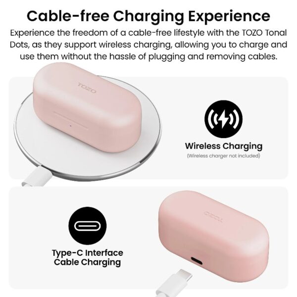 T12 in-Ear Wireless Earbuds Bluetooth 5.3 Headphones with 32EQ Mode,Stereo Bass Bluetooth Earbuds with ENC Noise Cancelling Mic,55H Play,IPX8 Waterproof,Wireless Charging for Home,Sports,Travel