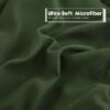 Light Weight Down Alternative Comforter Set, Queen, Green, Reversible