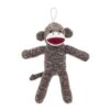 (4 pack) Vibrant Life Cozy Buddy Sock Monkey Dog Toy, Chew Level 1