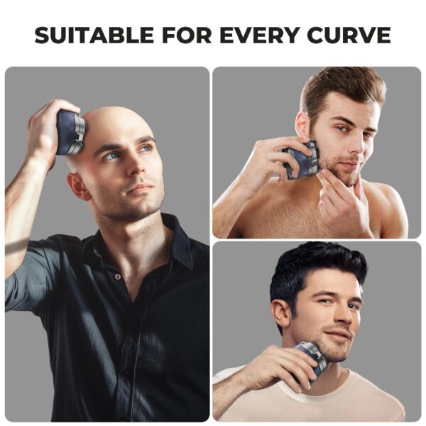 Head Shaver for Bald Men, Magnetic Electric Razor for Men, IPX7 Waterproof Rechargeable Shaver