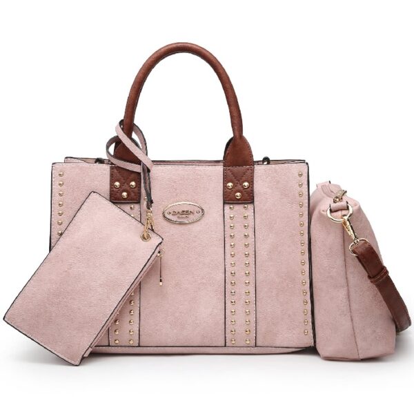 273fba4127bf488db8e8b32d01788224 Women's 3Pcs Purse Handbag Shoulder Bag Tote Satchel Hobo Bag Briefcase Work Bag for Ladies