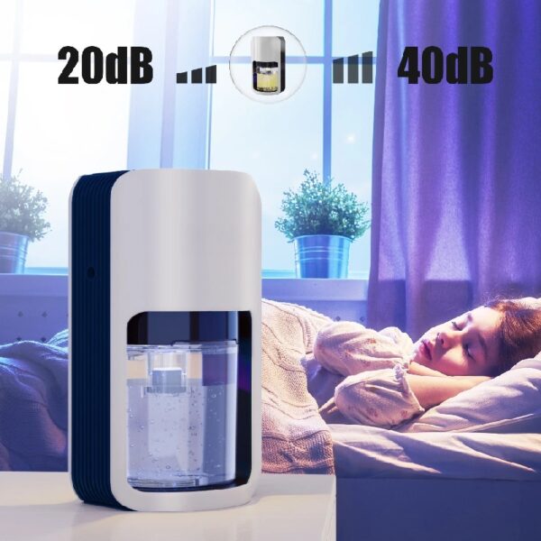 1200ml Ultra Quiet Dehumidifier with Automatic Defrosting for Home, 480 Sq ft
