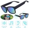 Unisex Smart Sunglasses with Bluetooth, Black