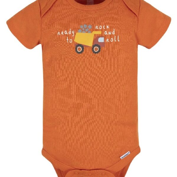 Baby Boy Short Sleeves Onesies Bodysuits, 8-Pack, Sizes Newborn-12M