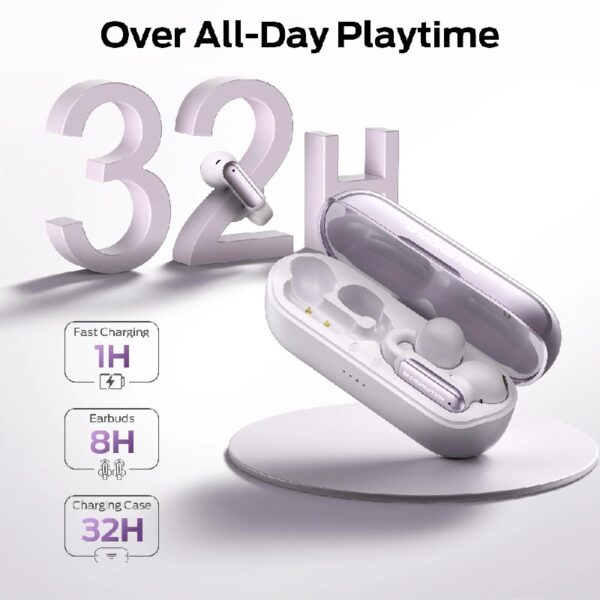 Bluetooth Wireless Earbuds, Comfortable Clip-On Bluetooth Earbuds, Open Ear Earbuds with Noise Cancellation, IPX5 Waterproof & Touch Control Wireless Headphones for Sport