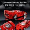 Speed Champions Ferrari F40 Supercar, Toy Car Model Building Set, Ferrari Gift Idea, 76934