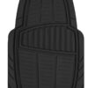 4PC PREMIUM RUBBER CAR MAT TOLL BLACK- Universal Fit for Cars, Trucks,202WM35