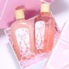 Spa Gift Baskets for Women, 10 Pcs Cherry Blossom Bath and Body Sets, Luxury Birthday Day Body Care Gift Sets for Her