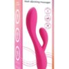 Dual Rabbit Vibrator, High-quality Silicone, Pink