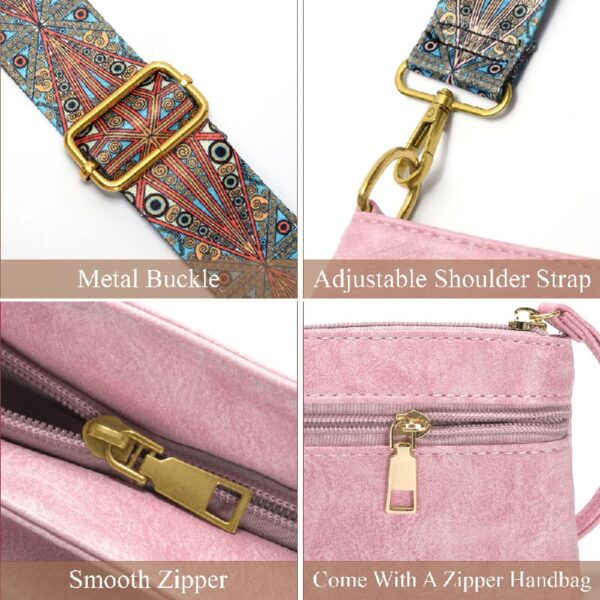 Hobo Bags for Women Crossbody Handbags Guitar Strap Shoulder Bucket Bag Vegan Leather Purse Trendy Boho Tote Purses