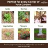 Premium Organic Wood Mulch for Gardens, Landscaping, Potted Plants, and Vegetable Gardens (0.5 CF - 14 L - 15 QTS)