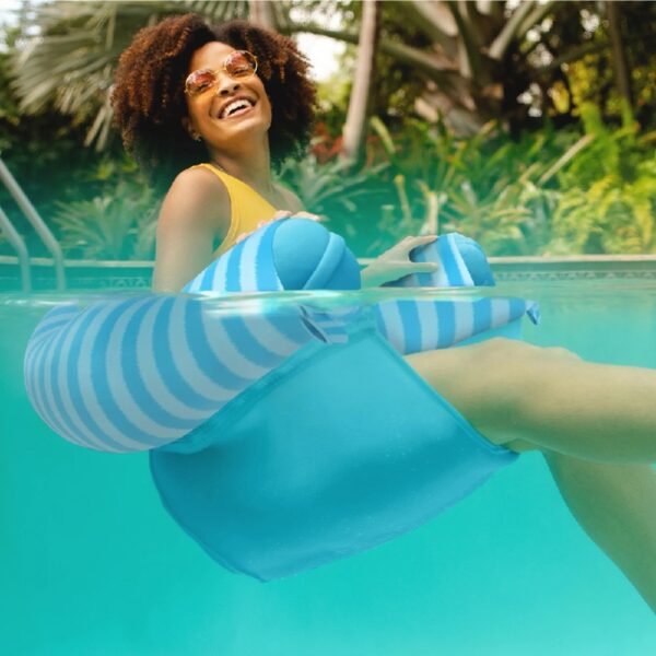 Shaka Sling XL Pool Float, Doubled-Sided Mesh, Quick Draining Fabric, No Inflation Needed, Sweet Shells Berry