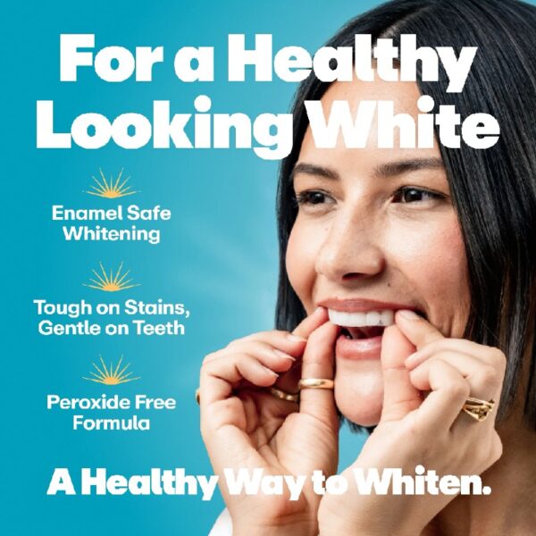 Enamel-Safe & Peroxide-Free Teeth Whitening Strips, Dentist Formulated, 14-Pack