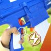Fortnite Blue Shock Dart Blaster, 10 Dart Clip, 10 Elite  Darts, Unlock Code