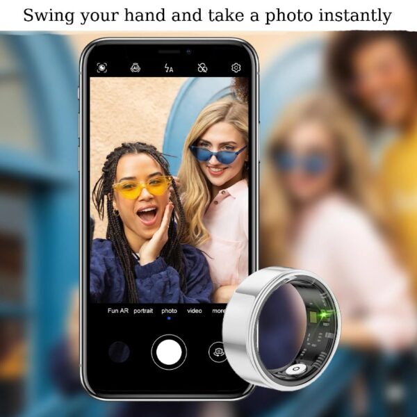 2025 new smart wearable device compatible with Android/iPhone sleep record smart ring 8 sports modes