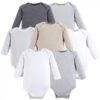 Cotton Long-Sleeve Bodysuits, 7-Pack, Preemie-24 Months