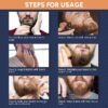 Beard Care Kit, Beard Grooming & Trimming Kit for Men Care, Beard Oil & Balm, Beard Wash Soap, Mustache Scissors, Beard Comb & Brush