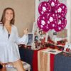 PMU Graduation Balloons 11 Inch PartyTex Premium Emerald Green with All-Over Print White Grad Caps-Confetti and Streamers Pkg/100