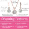 Cate & Chloe Alessandra 18k White Gold Plated Jewelry Set With Simulated Diamond Crystals for Women