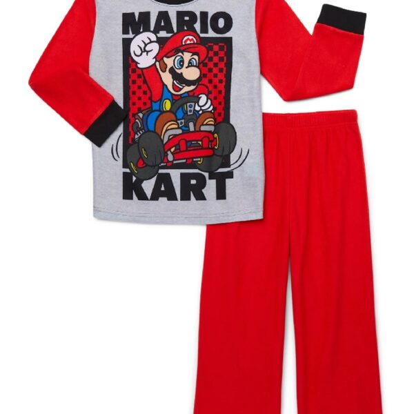 Spiderman Boys Long Sleeve Top and Pants Pajama Set, 2-Piece, Sizes 4-12