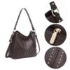 Hobo Bag for Women Crossbody Purse and Handbags Ladies Chic Shoulder Bags, Red