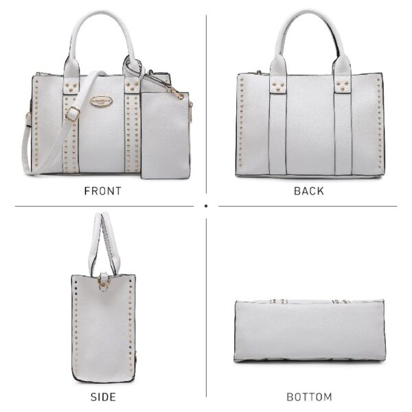 2c4a53087f484f2cb708b32d0178865a Women's 3Pcs Purse Handbag Shoulder Bag Tote Satchel Hobo Bag Briefcase Work Bag for Ladies