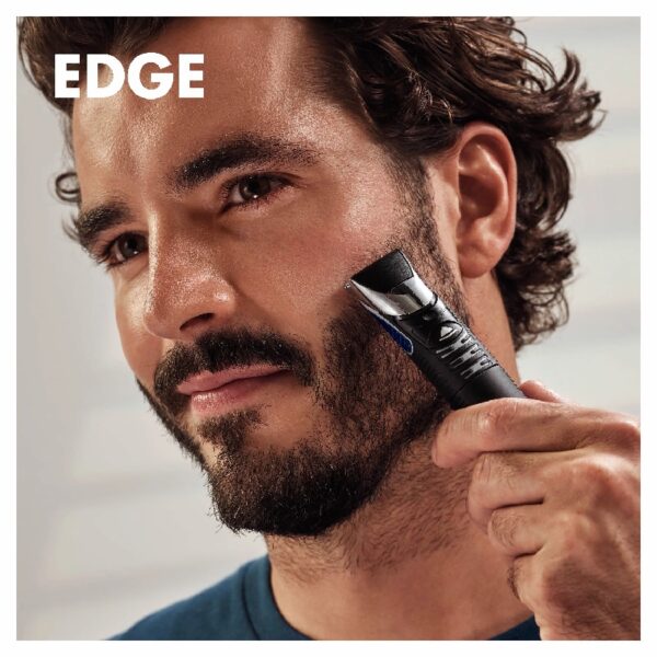 Fusion Men's Precision Beard Trimmer, Razors and Edger, Blue