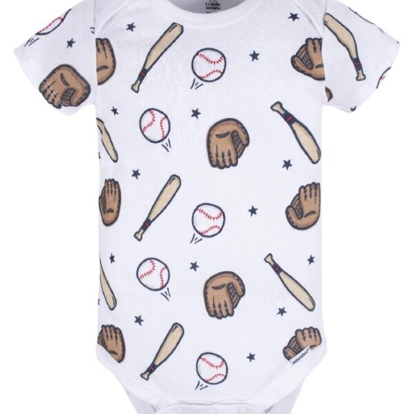 Baby Boy Short Sleeves Onesies Bodysuits, 8-Pack, Sizes Newborn-12M