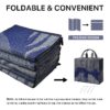 6'x9' Outdoor Rugs Patio Waterproof Outside Mat Reversible Plastic Camping Carpet,Black & Brown