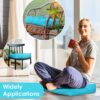 2 PCS 21'' x 21'' Patio Chair Seat Cushion Pads Indoor/Outdoor Turquoise
