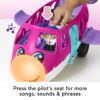Barbie Toy Airplane with Lights Music and 3 Figures, Little Dream Plane, Toddler Toys