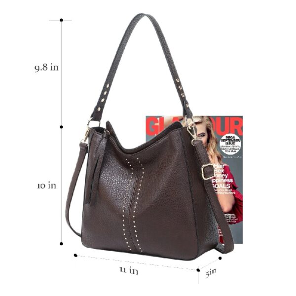 Hobo Bag for Women Crossbody Purse and Handbags Ladies Chic Shoulder Bags, Red