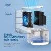 Dehumidifier 1000ML Ultra Quiet Portable Small Dehumidifiers for Home Bathroom Basements