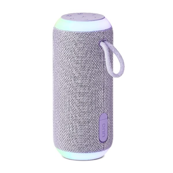 onn Medium Rugged Speaker with Bluetooth Wireless Technology and LED Lighting, Navy