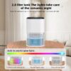 2000ml Portable Dehumidifier, Auto Defrost, Ultra Quiet for Home Large Room Bathroom Garage,Auto Power Off,LED Indicator,clearance sales,White