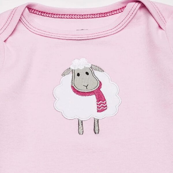 Cotton Long-Sleeve Bodysuits, 5-Pack, Newborn- 24 Months