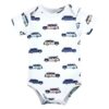 Short Sleeve Bodysuits, 5-Pack, Newborn- 24 Months