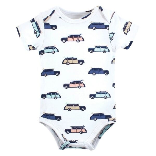 Short Sleeve Bodysuits, 5-Pack, Newborn- 24 Months