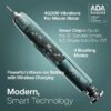 Black Series Electric Toothbrush - Rechargeable, 4 Modes, Travel Case, 8 Brush Heads