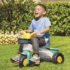 My First Trike: White, Green, Yellow - Pedal Operated 3 Wheeled Bike, 2 Baskets, Indoor & Outdoor Tricycle, Ride-On Toy, Kids Toddlers Ages 2+