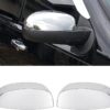 Pair Chrome Side View Upper Mirror Top Half Caps Fit for 2007-2014 Chevy Silverado GMC Sierra Avalanche Tahoe Suburban Left & Right