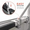 Clamp for Truck Cap, Camper Shell, Topper for a Short Bed Pickup Truck (Set of 4),Silver