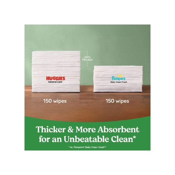 Natural Care Sensitive Baby Wipes, Unscented, 15 Pack, 960 Total Ct (Select for More)