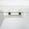 Toilet Safety Rails, Height Adjustable Toilet Frame, 250 lb. Weight Capacity