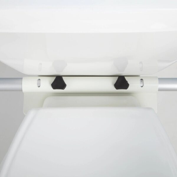 Toilet Safety Rails, Height Adjustable Toilet Frame, 250 lb. Weight Capacity