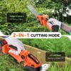 Cordless Hedge Trimmer, 3 in 1 Handheld Electric Grass Trimmer , Trimmer for Bush,Tree, Garden, Patio and Lawn