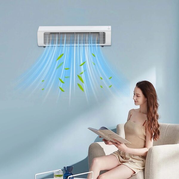 Small Portable Air Conditioners No Windows Needed. Table Fan, Portable Desk Fan Quiet and Fast Cooling with Remote Control for Home Camping Office